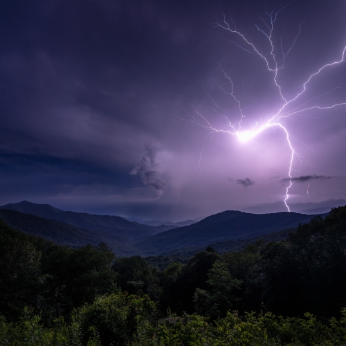 Lighting in the Mountains