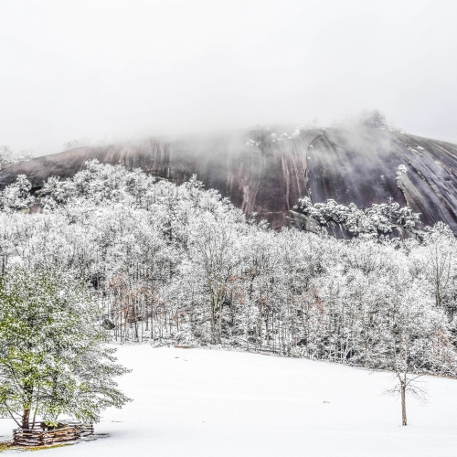 Stone Mountain Snow