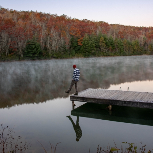 Walking Between Seasons at Dupont State Park